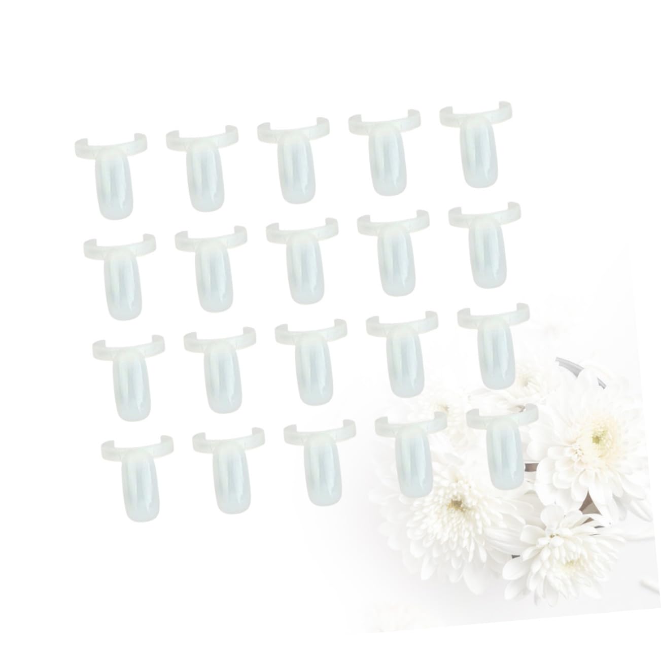 Housoutil 450pcs Nail Art Display Board Beige Nail Sample Tool for Salon and Home Use for Guest Selection and Comparison