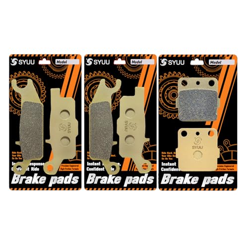 Plaquettes de frein avant arrière à fort mordant pour Yamaha Raptor 250 R