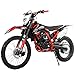 X-PRO 250 Dirt Bike Pit Bike Gas Dirt Bikes Adult Dirt Pitbike 250 Gas Dirt Pit Bike,Red