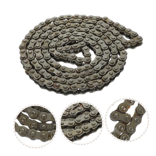 Cadena de rodillos de acero resistente para modificar karts y minibicicletas en plata 7