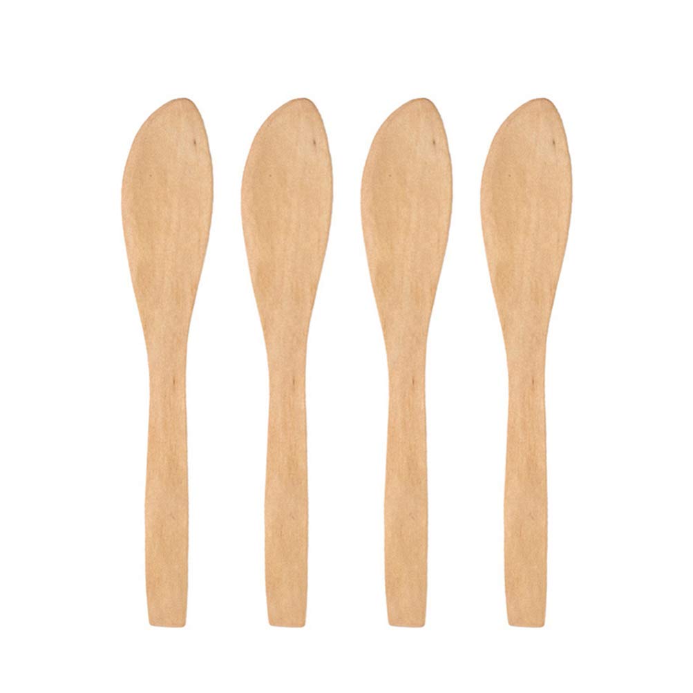 DOITOOL 4 Pcs Butter Jam Bread Home Kitchen Supply Wood Cutter