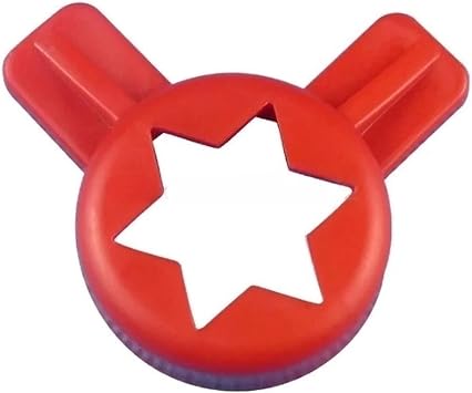 Compatible for Taylor Soft Ice Cream Machine 152 161 8752 703 339 Ice Cream Forming Cover, Inner Diameter 26mm Hexagonal Star Shaped Spout, 1PC