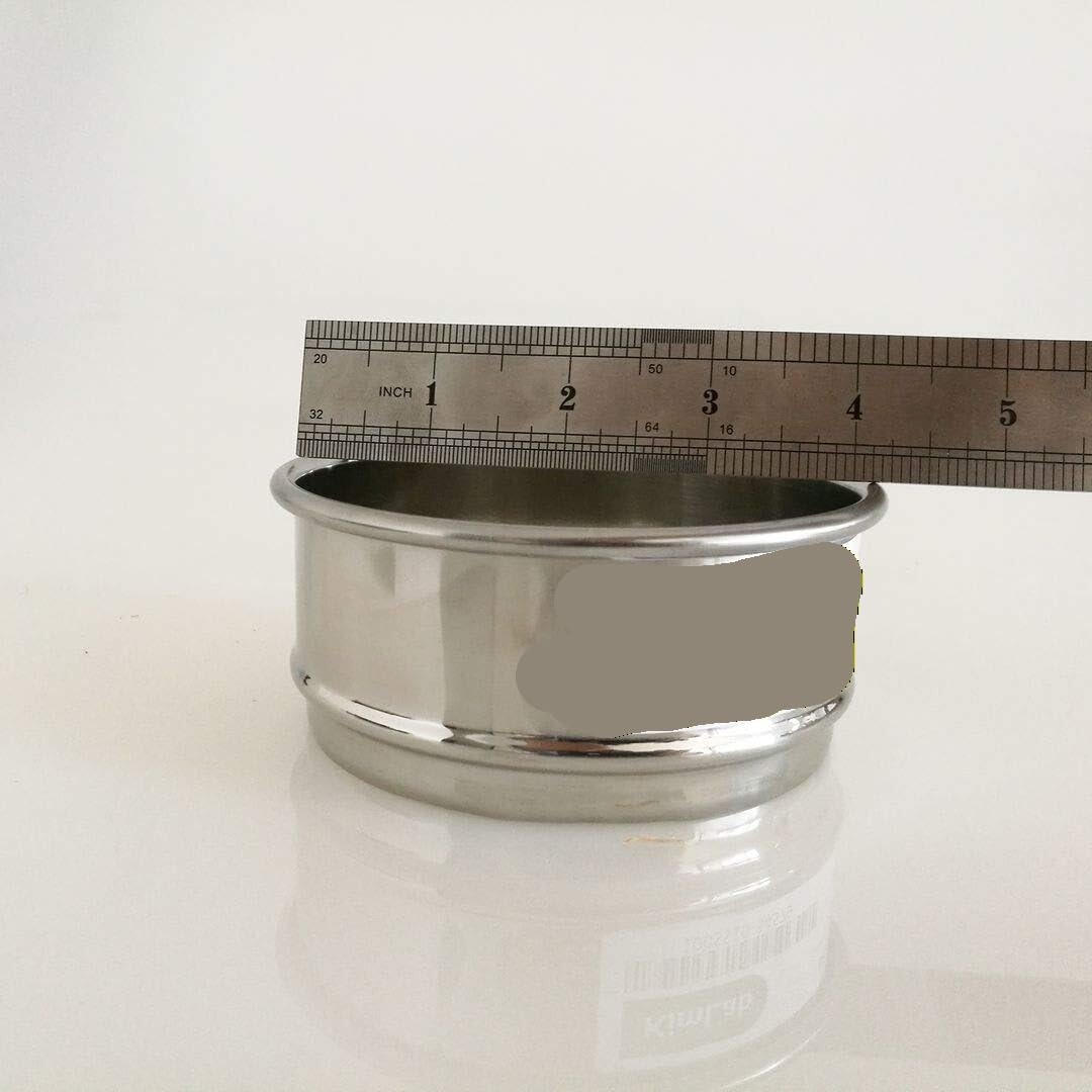 4-calowe sito testowe, sito laboratoryjne ze stali nierdzewnej 304 z tkaniną drucianą i ramką 1 szt(6mesh 3.35mm)