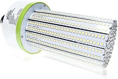 Bulb Daddy 100W LED Corn COB Light Bulb, Replaces 250-400W HID MH & HPS Lamps, Ballast Bypass, E39 Mogul Base, Retrofit for Shoe Box, Wall Pack, High Bay, 11820Lm, 6000K, UL/DLC Listed,10.25 Long