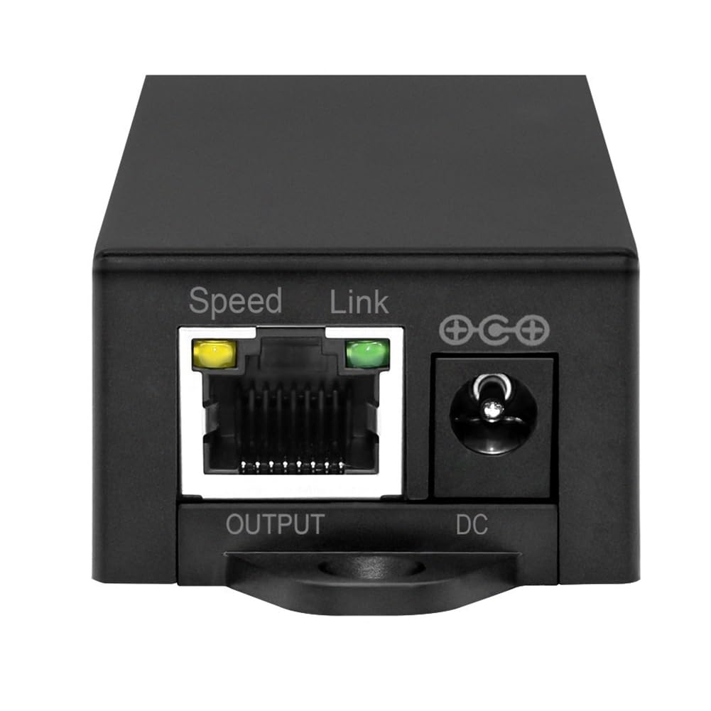 rieder Einzelport 802.3af /at 1000Mbps Aktiv-PoE zu 24V Passiv-PoE Konverter