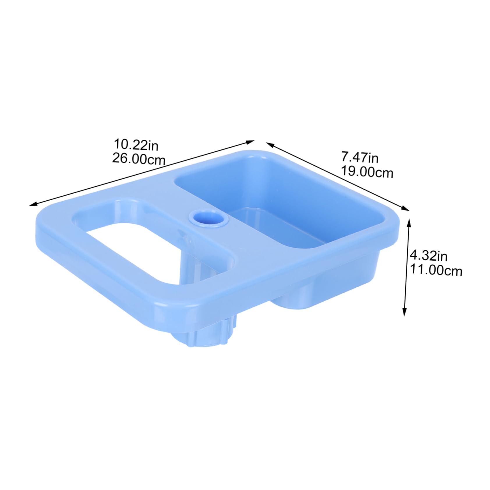 KICHOUSE Plaque De Rangement Pour Support De Perfusion En Plastique Résistant, Plateau Circulaire Professionnel Antichoc, Accessoire Amovible Pour Poteau Iv Adapté Aux Centres Médicaux Et Hôpitaux