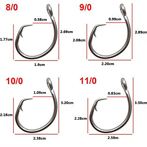 最安値 釣り針 マグロ 超強靱 管付 ステンレス釣り針 ムツ針 カエシ付き 大物 海釣り 10 本 8 0 14 0 7サイズ 10本13 0 の価格比較 最安値 釣り針 マグロ 超強靱 管付 ステンレス釣り針 ムツ針 カエシ付き 大物 海釣り 10 本 8 0 14 0 7サイズ 10本13 0 の価格比較