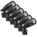 Moonrays 95548 Low Voltage LED Metal Kit, Pack of 4, Includes a 6 Watt Transformer and 20-Foot Wire, Black, 4 Pack, 4-Pack Spotlight, 4 Count