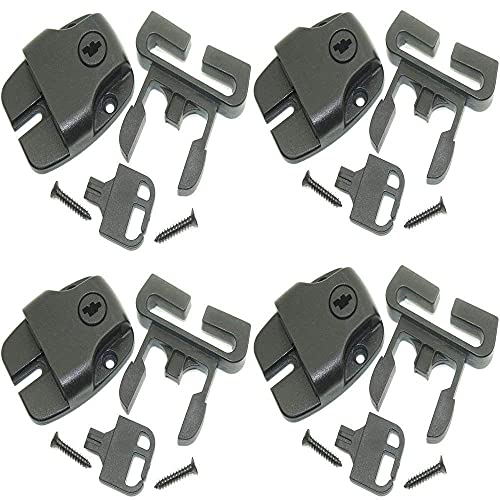 Pmsanzay Juego de 4 piezas para spa de jacuzzi, kit de reparación de pestillo roto con llaves y accesorios para jacuzzis y otros