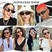 JASPIN Rectangle Sunglasses for Women Men Trendy Y2k Retro 90s Sun Glasses UV400 Protection Cool Square Frame