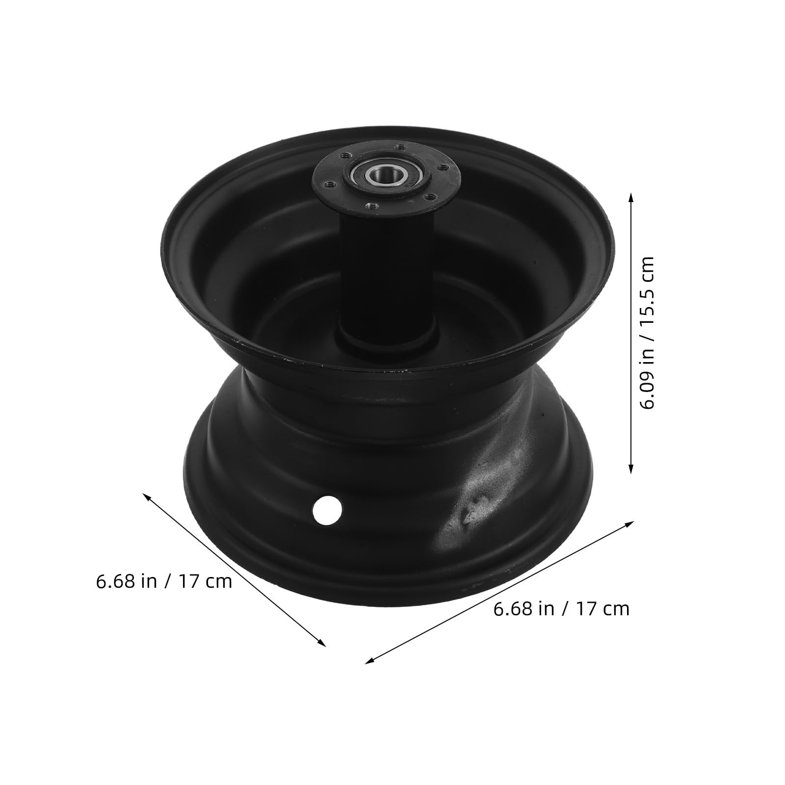 BESPORTBLE Mozzo Ruota Anteriore Monopattino Elettrico Tubeless con Cuscinetti Sigillati Ricambio Mozzo Centro Ruota per Scooter Elettrico Pneumatico Vuoto Antiforatura per Uso Quotidiano