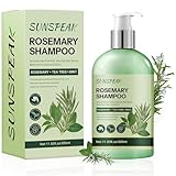 Rosemary Shampoo for Hair Growth: Thickening & Regrowth Shampoo with Tea Tree Oil Mint Biotin for Anti-Hair Loss & Thinning Hair for Women & Men - Strengthening Plant Formula, Sulfate Free