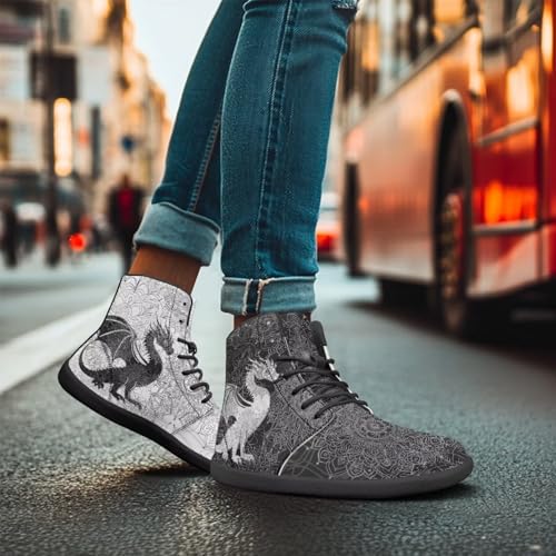 Binienty Barefoot Minimalist Shoes Mens Womens Wide Toe Cross Trainer Zero Drop Lace Up Sneakers3