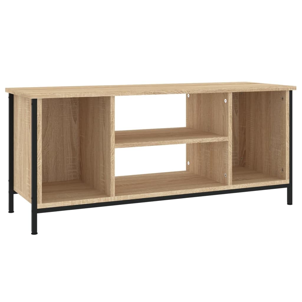 vidaXL TV Cabinet Media Furniture Sideboard Entertainment Centre TV Console Media Unit HiFi Cabinet Sonoma Oak 102x35x45 cm Engineered Wood