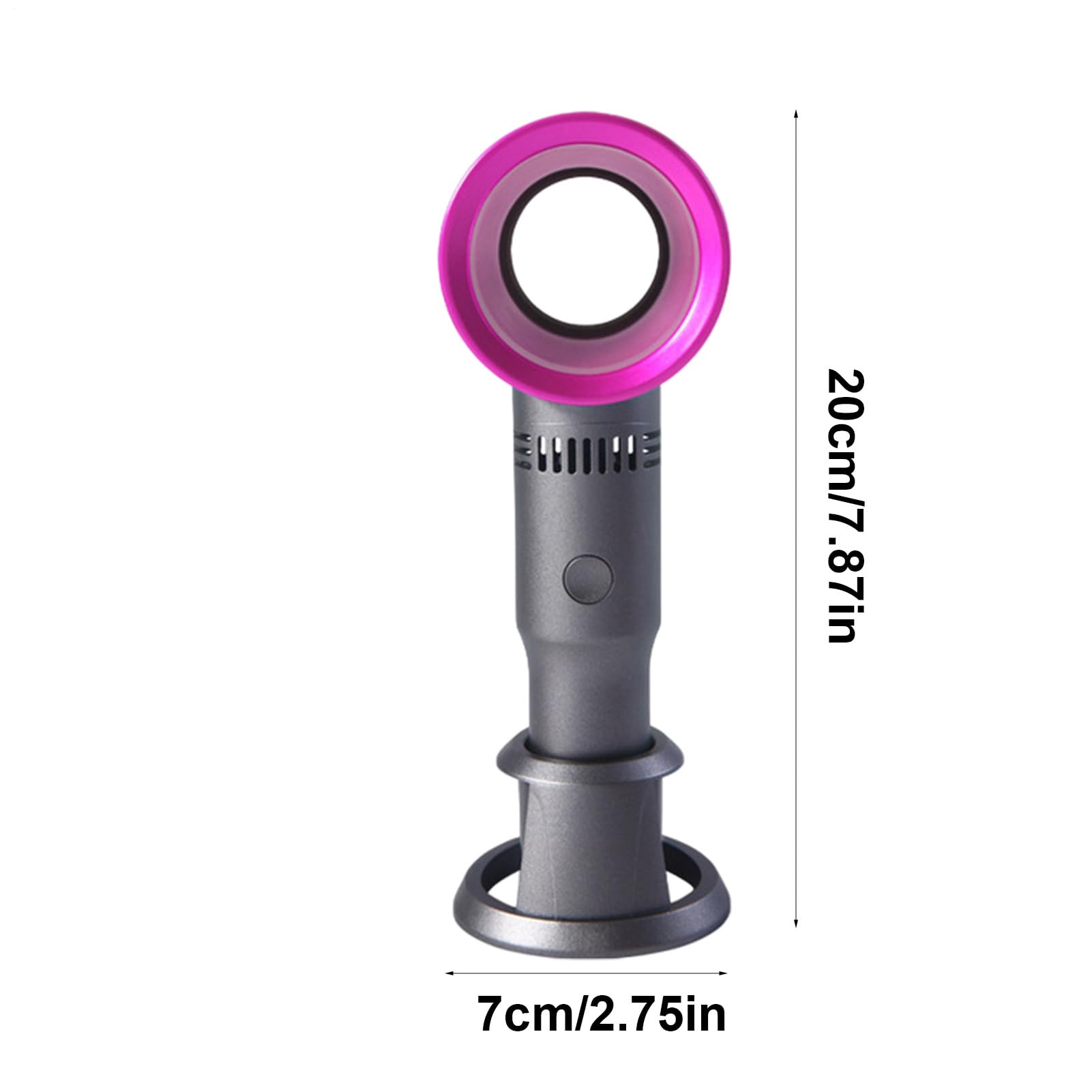 Ventilador de Bolsillo Portátil,Soplete sin aspas | Ventilador de Mano para Refrescar al Aire Libre - Para Mujeres Interior Exterior Viaje Maquillaje Senderismo Camping Playa Carreras