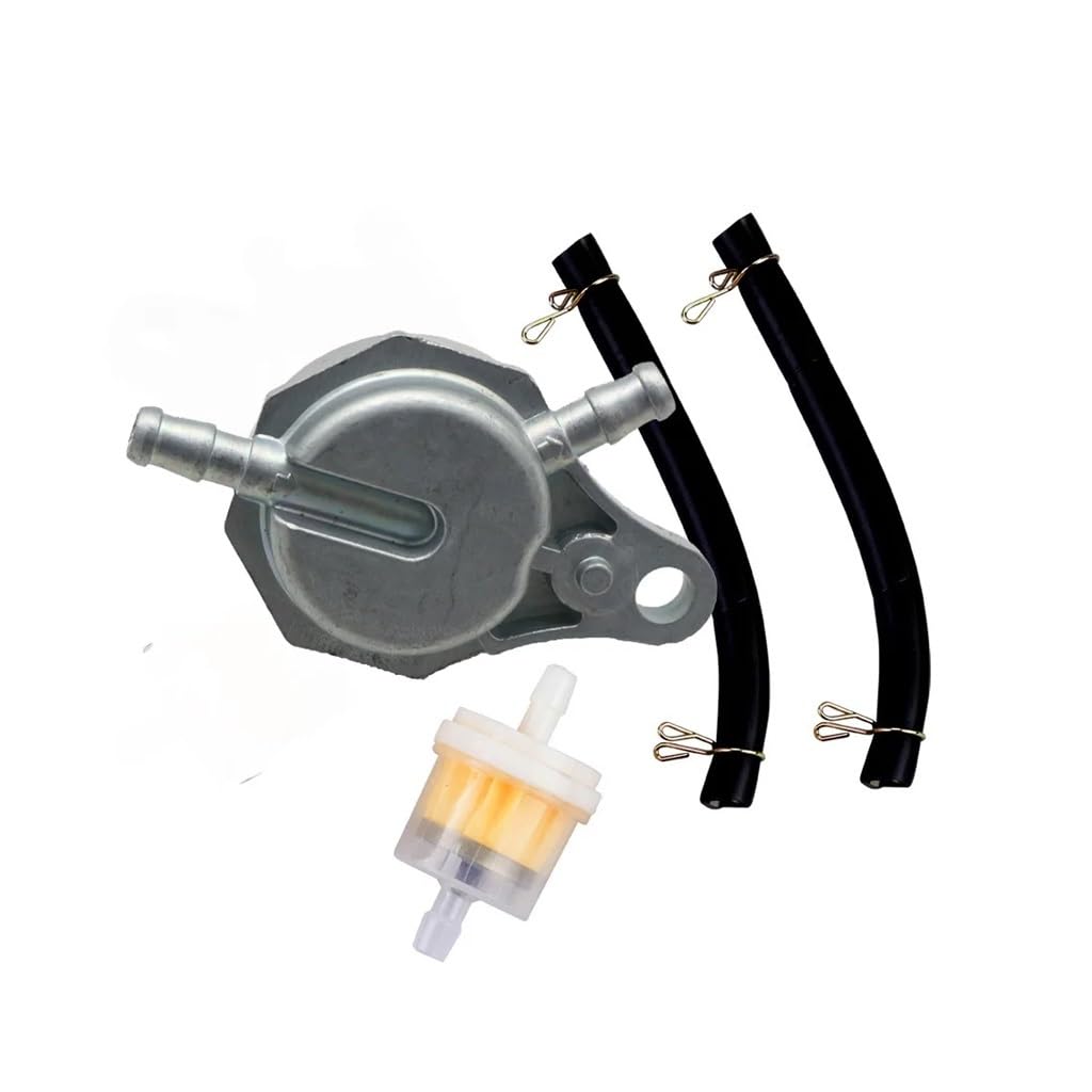 Rubinetto Benzina Moto Kit Filtro Tubo Flessibile Serbatoio Olio Pompa Carburante A 3 Vie Per GY650 150cc Interruttore Pressione Carburante Interruttore Carburante Scooter