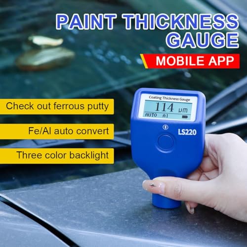 Medidor Digital de Espesor de Pintura para Automóvil, Probador de Recubrimiento miniatura 5