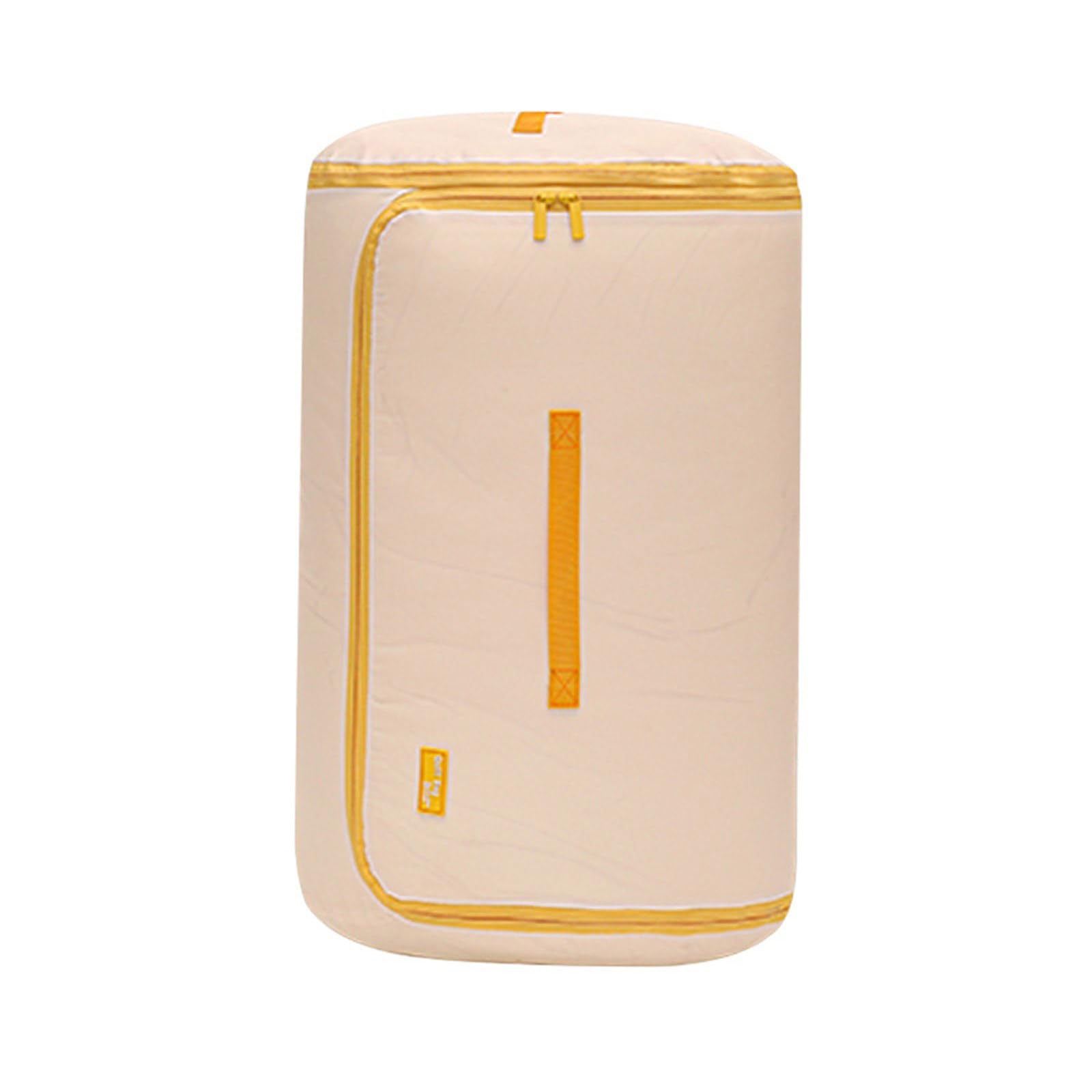 Multipurpose Compression Bag Cylindrical for Home Travel Storage Holds Quilt Garments Blankets Space Efficient Compression with Handles Ideal