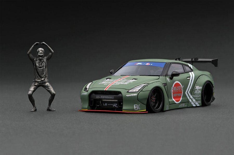 自動車 ignition model 1/18 lbwk R35 Zerofighter 1/18 Ignition Model Liberty Walk LB-Works Nissan GT-R (R35) Matte
