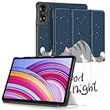 【Conception sophistiquée】 :Coque fine et légère, design rigide et pliable. Vous pouvez facilement plier l'étui, afin d’en faire un support idéal pour lire, écrire et regarder un film etc.