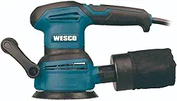 Lixadeira Roto-Orbital Wesco WS4265 400W – 125mm, Velocidade Variável, Coletor de Pó, Empunhadura Auxiliar – 220v