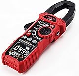 【Pince ampèremétrique professionnelle】 Ce Pince multimètre peut mesurer avec précision le courant AC / DC de 1000 A, la tension AC / DC de 1000 V, la fréquence, le cycle de service, la résistance, la capacité, la diode, la continuité et la température. Facile à utiliser pour les usines de laboratoire et les ménages.