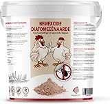 Terre de Diatomée Poulet 10L - Diatomée, Poudre Fine 100% Naturelle, Contre Les Poux et Les Acariens - Convient pour Poulailler - Respectueux de L'environnement & Non Calciné - Riche en Minéraux
