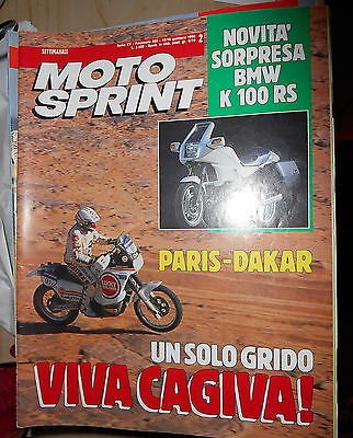  MOTO SPRINT N. 2 - gennaio 1990 Paris-Dakar Cagiva BMW K100RS FF01