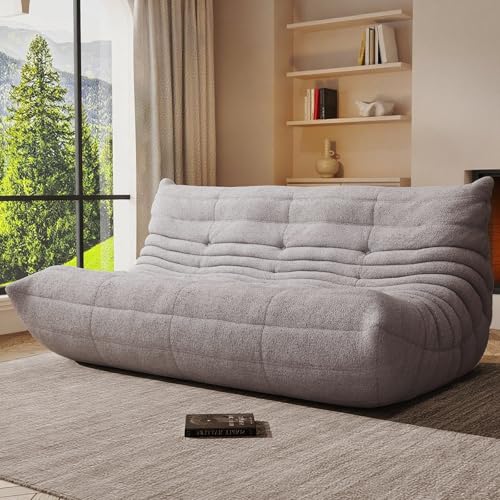 Giant Bean Bag Chair, Oversized Cloud Soft Memory Foam Bean Bag Sofa,...