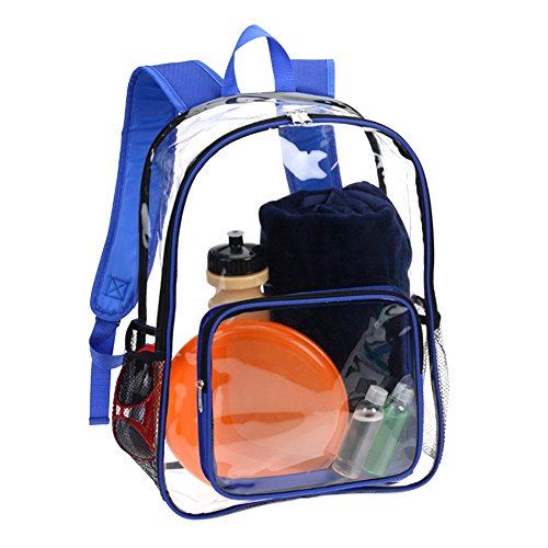 Preisvergleich Produktbild AimdonR Transparent Rucksack, Klar Durchsicht Student Schultasche, Trendige Mode.