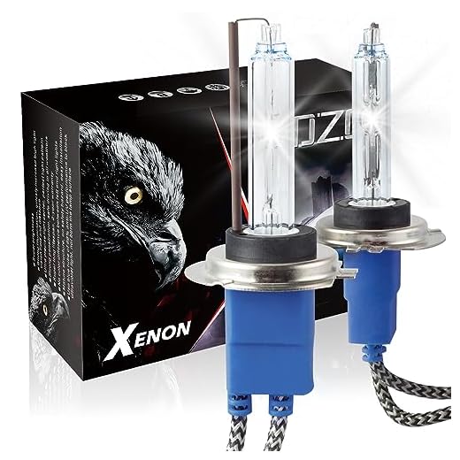 DZG H7 HID Xenon Birnen Scheinwerfer Ersatzinstallationssatz 35W Nebelleuchte Lampe 6000K weißes Auto, 2 Stücke