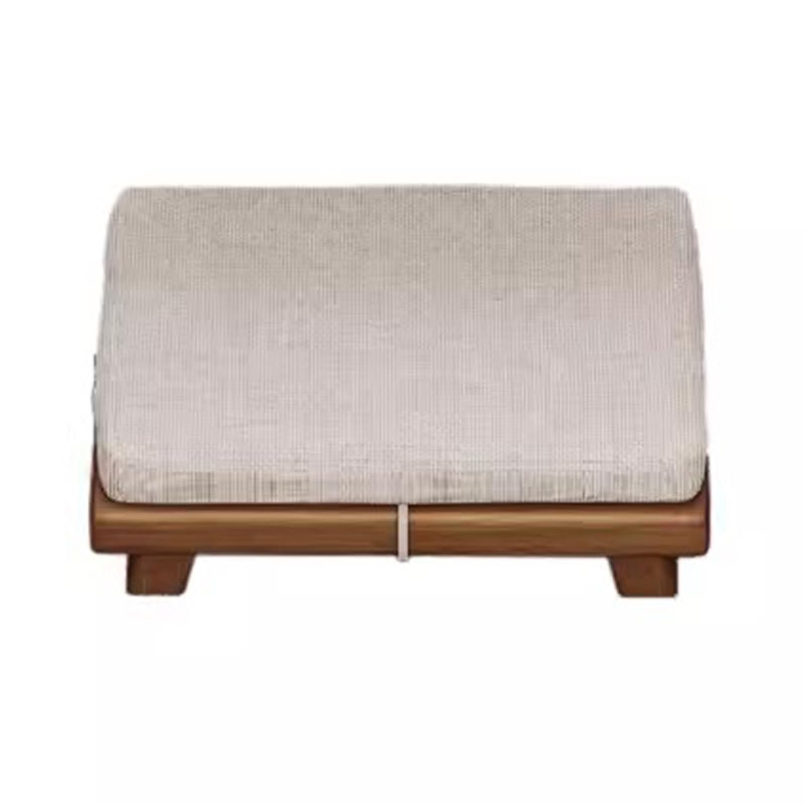 Table basse de salon de style japonais en bois avec chaises et tabourets bas