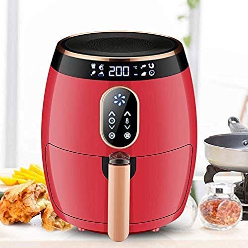 Haushalts-Luftfritteuse, digitaler Touchscreen, ölfrei, Heißluft, gesunde Fritteuse, Drehröstmaschine, Verpackungsgröße 29,8 x 29,8 x 35 cm, interessant – Bild 4