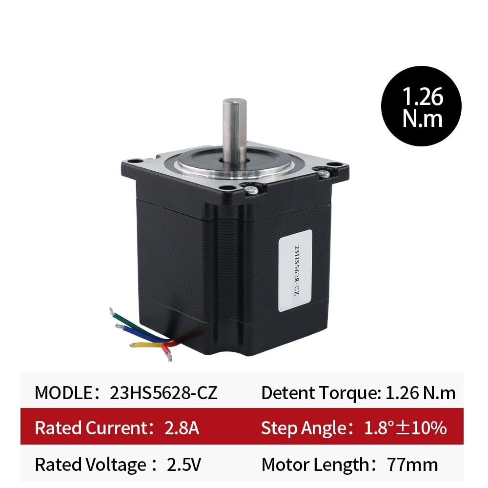 1,8 Grad 42HS5628-CZ 4 Anschlüsse Nema 17 Schrittmotor 2 Phase 42HS5628-CZ 1,7 A Drehmoment 0,7 Nm for 3D-Drucker 12 V