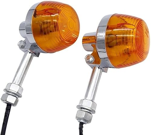 Miniatura 7 de 2 unids luz intermitente indicador ámbar lámpara apto para Honda XL100 C70 CT70 CT90 CB350 CM400