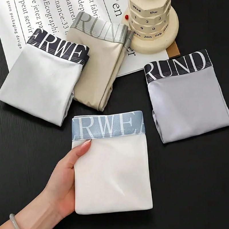 4Pcs Men's Underwear, Comfortable Breathable Suitable for Long Term Wear2