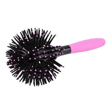 Spherical Comb Hair Brush 3D Spherical Comb Bomb Curl Hair Brush Styling Salon Round Hair Curling Tool for Men Women