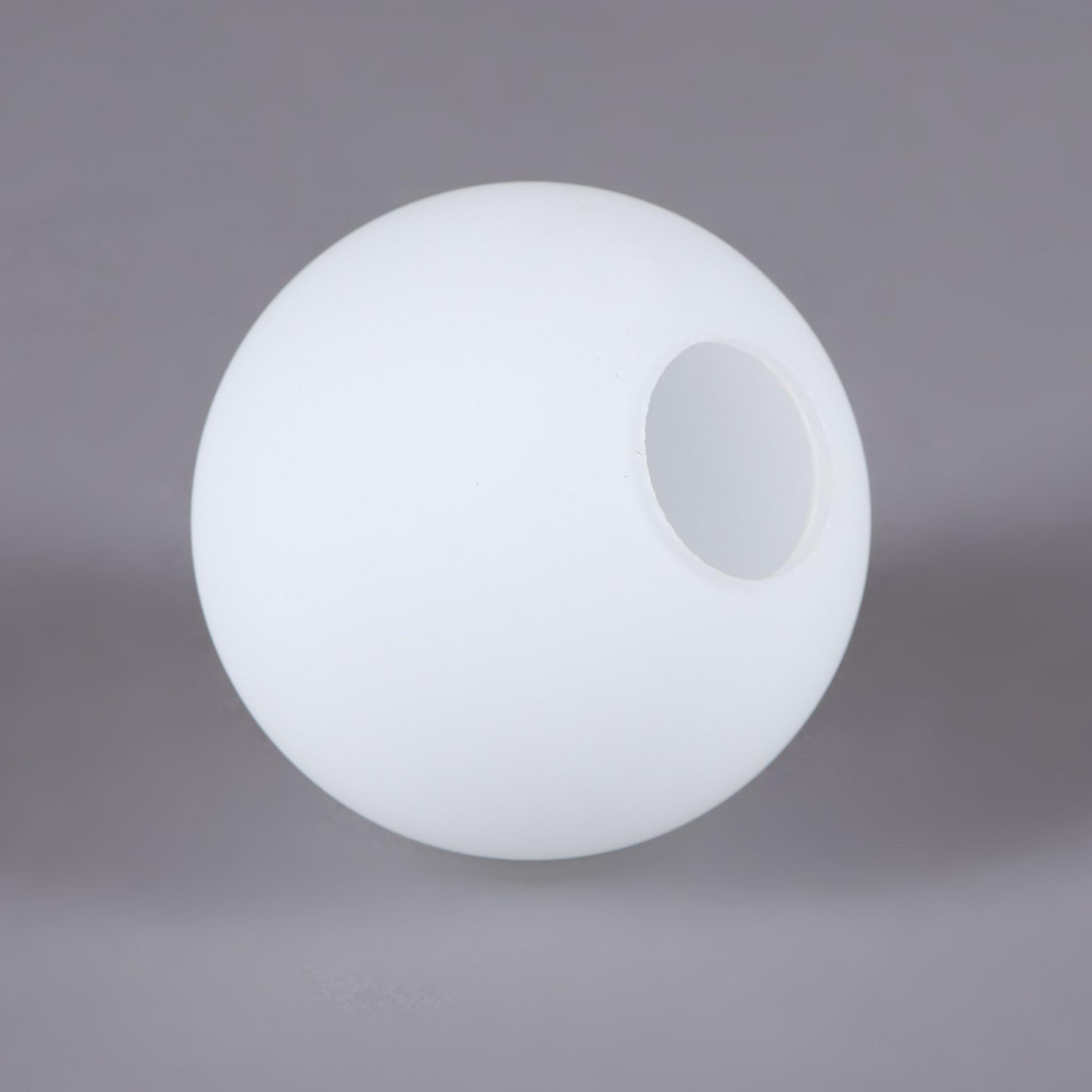 Kugelglas Ersatzglas MD 4910 Ø 70mm – Lampenglas Opal matt weiß – rundes Ersatzglas, passend für Oligo Leuchte OKI-DOKI – Glas Kugel 70 mm, Öffnung 24 mm, Lampenschirm Ersatz
