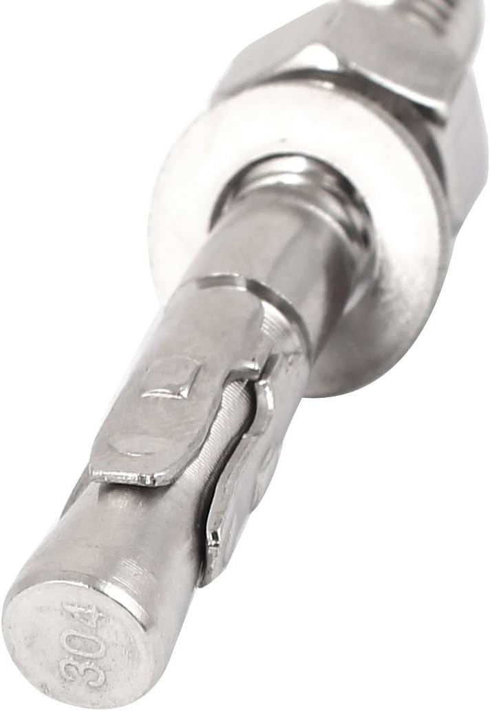 6pcs M8x60mm Anchors Stainless Steel Wedge Anchor Car Repair Gecko Expansion Anchors Expansion Bolt