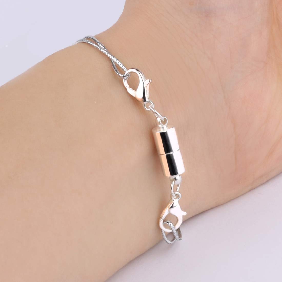 Magnetische Kreeftensluitingen 10 Stuks – Zilver En Goud, Voor Kettingen, Armbanden En Knutselwerk