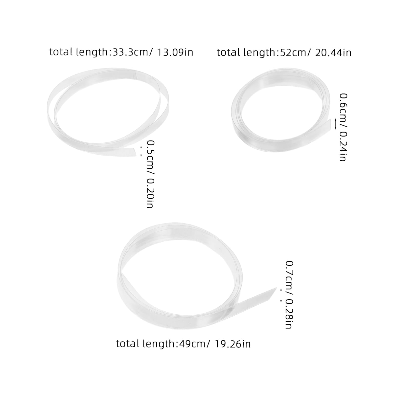 VILLCASE 3pcs Slip Eyeglass Temple Tubing Sleeve for Sunglasses and Spectacles Durable Heat Shrink Tube for Enhanced Grip and Various Eyewear Styles for Sports Activities