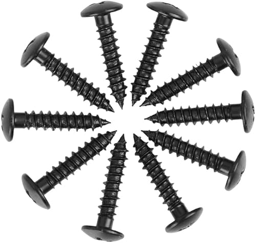 Miniatura 7 de X AUTOHAUX 2 piezas de 17.7 in  17.7 pulgadas izquierda y derecha negro brillante PP falda lateral trasera universal difusor aletas coche camión SUV