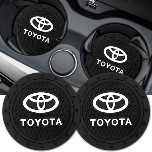 Car Cup Holder Coaster for Toyota Silicone Cupholder Coaster,Car Interior Accessories,2.75 Inch 2 Pieces