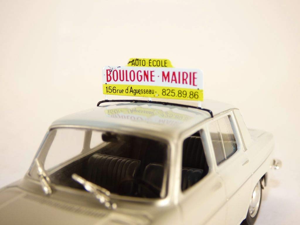 Miniature ODEON Renault R10 Auto École – 1/43 – Avec Boîte Vitrine, Neuve