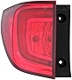 EPIC LIGHTING Rear Brake Tail Light Lens and Housing Assembly Replacement for Honda 2016-2017 Pilot [ HO2804107 33550TG7A01 ] Left Driver Side LH