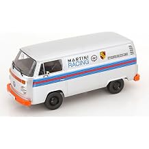 KK-Scale KKDC181416 - Volks T2B Delivery Van Porsche Martin Racing Silver 1972 - Scale 1/18 - Model Car