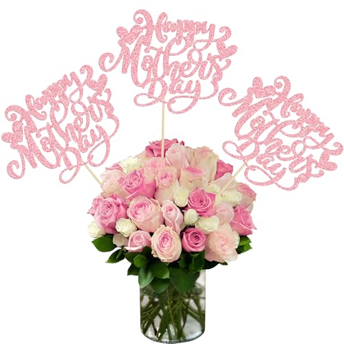 Décorations de fête des mères pour table et bouquets d'anniversaire femme
