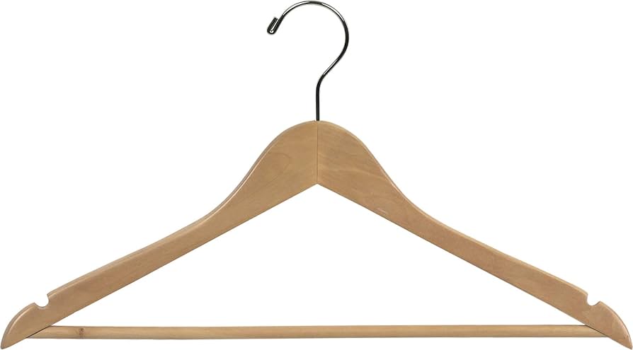 what we want WOODHANGER ウォルナット The Great American Hanger Company Wooden Suit Natural Finish