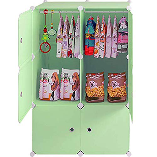 PLAFUETO Pet Closet Organizer for Cat Kitty Puppy Dog Garment Rack DIY