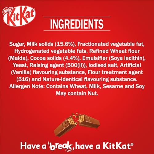 Image of KIT KAT Minis, Choco Coated Wafer Bar, Share Bag, Miniature Pouch, 18 X 7.4 gm | 133.2 g /118.4 g (weight may vary)